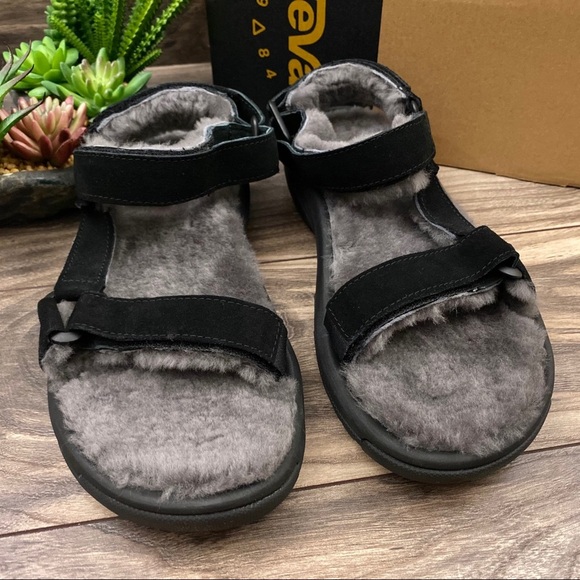 NIB Teva Hurricane Shearling Lined Sport Sandal - Picture 3 of 16